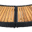 VidaXL vidaXL Solid Acacia Wood Spa Surround Black Poly Rattan Spa Steps Enclosure 7