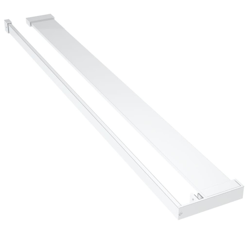 Vidaxl (Silver, 90 Cm) Shower Shelf For Walk-In Shower Wall Aluminium Multi Colours/Sizes