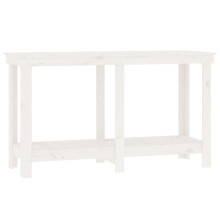(white, 140 x 50 x 80 cm) vidaXL Solid Wood Pine Work Bench Working Storage Table Multi Colours/Sizes