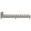 VidaXL (light grey, 3ft single) vidaXL Bed Frame with Headboard Mattress Foundation Upholstered Bed Fabric 6