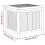VidaXL vidaXL Gartentruhe 60x52x55 cm Bambus 4