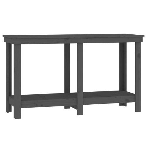 VidaXL (grey, 140 x 50 x 80 cm) vidaXL Solid Wood Pine Work Bench Working Storage Table Multi Colours/Sizes 1