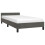VidaXL (dark grey, 3ft single) vidaXL Bed Frame with Headboard Velvet Bed Base Multi Colours Multi Sizes 3