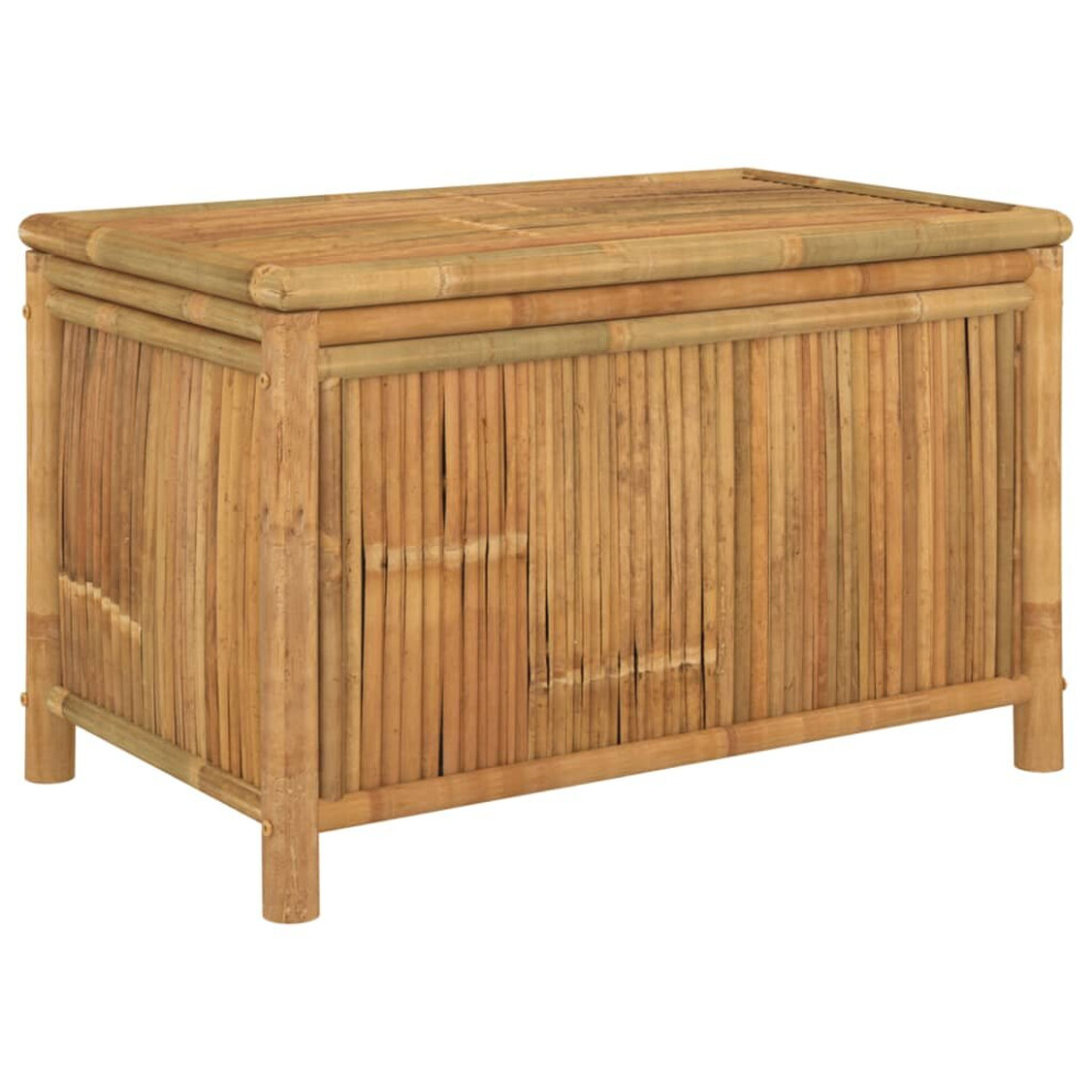 Vidaxl (90 X 52 X 55 Cm) Garden Storage Box Outdoor Cushion Tool Chest Pillow Blanket Box Bamboo