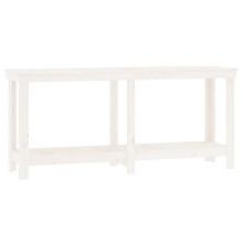 (white, 180 x 50 x 80 cm) vidaXL Solid Wood Pine Work Bench Working Storage Table Multi Colours/Sizes