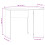 VidaXL (white) vidaXL Desk Office Computer Desk Study Desk Writing Table Engineered Wood 8