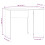 VidaXL (black) vidaXL Desk Office Computer Desk Study Desk Writing Table Engineered Wood 4