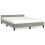 VidaXL (light grey, 4ft6 double) vidaXL Bed Frame with Headboard Velvet Bed Base Multi Colours Multi Sizes 1