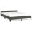 VidaXL (dark grey, 4ft6 double) vidaXL Bed Frame with Headboard Velvet Bed Base Multi Colours Multi Sizes 1