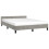VidaXL (light grey, 6ft super king size) vidaXL Bed Frame with Headboard Velvet Bed Base Multi Colours Multi Sizes 3