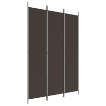 (brown, 150 x 220 cm) vidaXL 6-Panel Room Divider Fabric Privacy Screen Paravent Multi Colours/Sizes