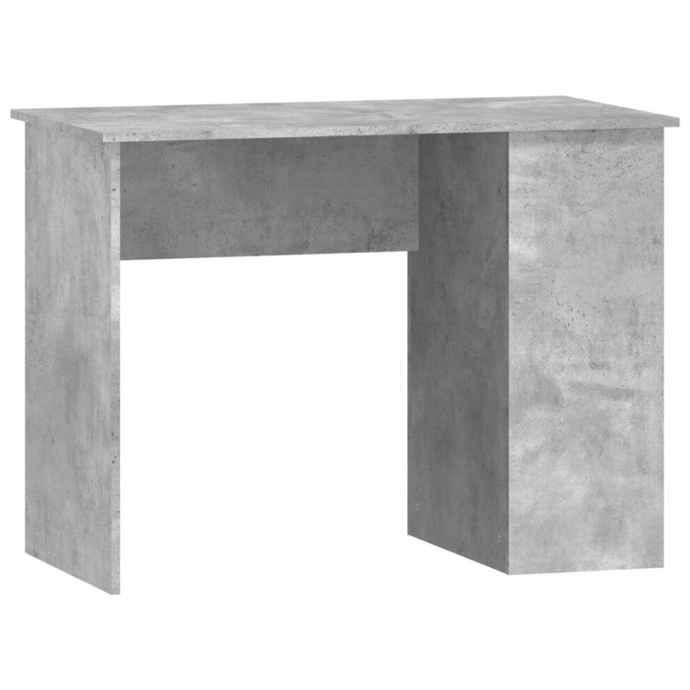 (concrete grey) vidaXL Desk Office Computer Desk Study Desk Writing Table Engineered Wood