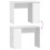 VidaXL (white) vidaXL Desk Office Computer Desk Study Desk Writing Table Engineered Wood 6