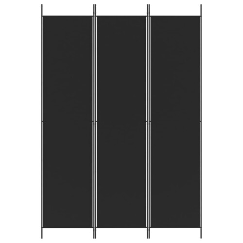 VidaXL (black, 150 x 220 cm) vidaXL 6-Panel Room Divider Fabric Privacy Screen Paravent Multi Colours/Sizes 2