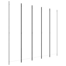(white, 250 x 220 cm) vidaXL 6-Panel Room Divider Fabric Privacy Screen Paravent Multi Colours/Sizes