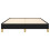 VidaXL (black, 25 cm/ 4ft6 double) vidaXL Bed Frame Mattress Foundation Bedroom Upholstered Bed Bedstead Fabric 5