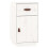 VidaXL (white) vidaXL Solid Wood Pine Dressing Table Set with LED Vanity Desk Multi Colours 9