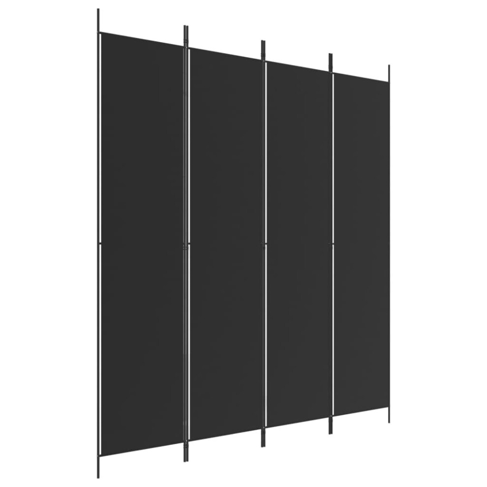 (black, 200 x 220 cm) vidaXL 6-Panel Room Divider Fabric Privacy Screen Paravent Multi Colours/Sizes