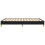VidaXL (black, 25 cm/ 4ft6 double) vidaXL Bed Frame Mattress Foundation Bedroom Upholstered Bed Bedstead Fabric 6