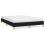 VidaXL (black, 25 cm/ 4ft6 double) vidaXL Bed Frame Mattress Foundation Bedroom Upholstered Bed Bedstead Fabric 2