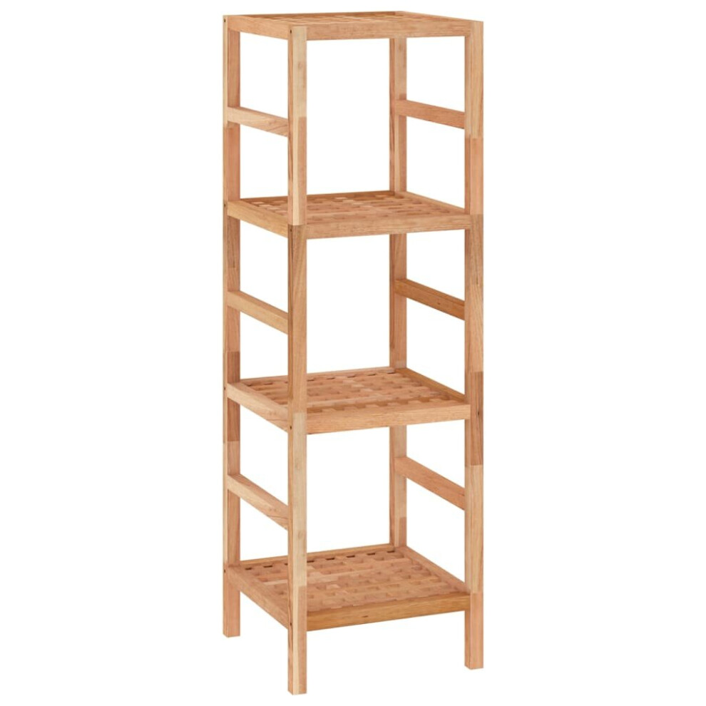 (35.5 x 35.5 x 112.5 cm) vidaXL Solid Wood Walnut Bathroom Shelf 35.5x35.5x112.5 cm/35.5x35.5x79 cm