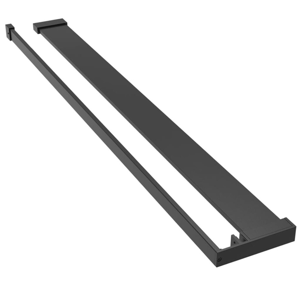 Vidaxl (Black, 90 Cm) Shower Shelf For Walk-In Shower Wall Aluminium Multi Colours/Sizes