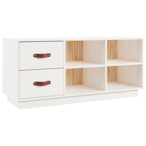 VidaXL (white) vidaXL Solid Wood Pine Shoe Bench Shoe Storage Cabinet Unit Rack Multi Colours