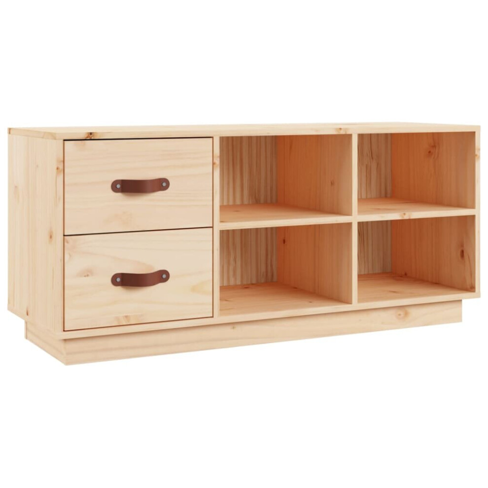 (brown) vidaXL Solid Wood Pine Shoe Bench Shoe Storage Cabinet Unit Rack Multi Colours