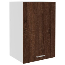 (brown oak, hanging cabinet 40 cm) vidaXL Kitchen Cabinet Home Storage Shelf Organiser Cupboard Engineered Wood
