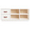 VidaXL (white) vidaXL Solid Wood Pine Shoe Bench Shoe Storage Cabinet Unit Rack Multi Colours 6