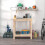 VidaXL (brown, 80 x 50 x 80 cm) vidaXL Solid Wood Pine Work Bench Working Storage Table Multi Colours/Sizes 3