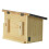 Doppelte Eichhörnchenfütterung - L 17,6 x B 25,3 x H 18,7 cm - Holz 6
