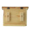 Doppelte Eichhörnchenfütterung - L 17,6 x B 25,3 x H 18,7 cm - Holz 8