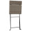 VidaXL vidaXL 3-tlg. Bistro-Set Klappbar Grau Poly Rattan 6