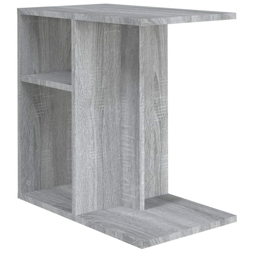Vidaxl Side Table Grey Sonoma Engineered Wood Tea Lamp Sofa End Couch Table