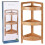 Prateleira de banheiro de 3 níveis em bambu Bathroom Solutions 1 1