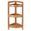 Prateleira de banheiro de 3 níveis em bambu Bathroom Solutions 1 2