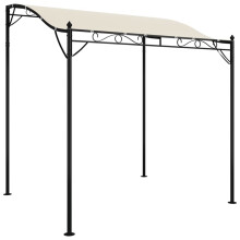 vidaXL Markise Creme 2x2,3 m 180 g/m² Stoff und Stahl