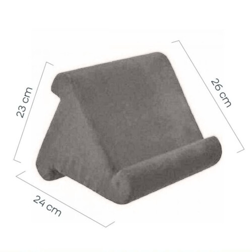 Orange Esel - Tablet-Kissen - Grau 2