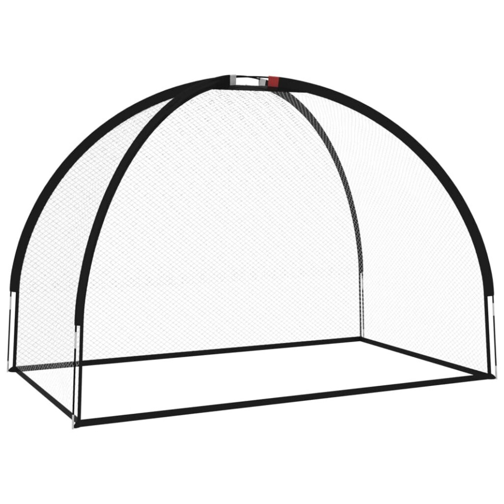 vidaXL Golf Practice Net Black 300x150x210 Cm Polyester Golf Hitting Cage Net