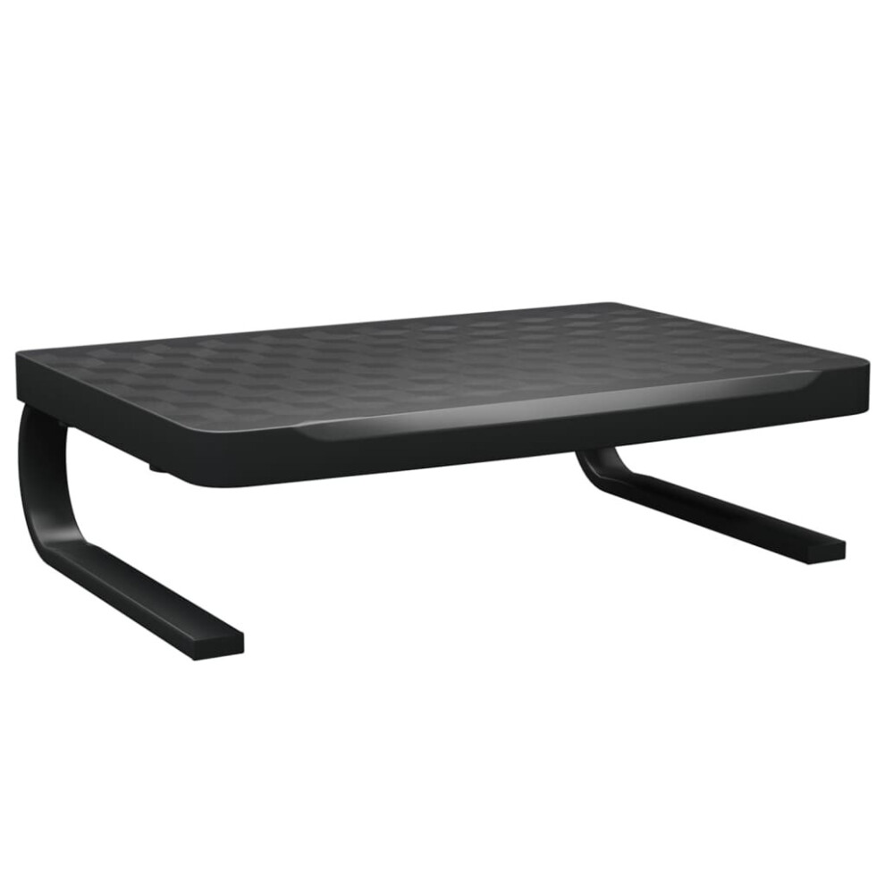Vidaxl Monitor Stand Screen Riser Desktop Laptop Stand Display Shelf Black
