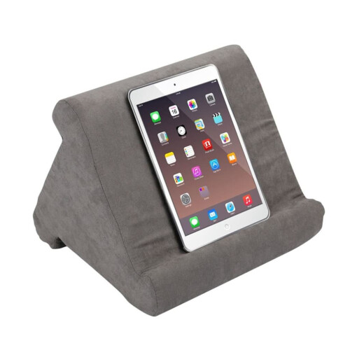 Orange Esel - Tablet-Kissen - Grau 1