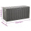 VidaXL vidaXL Storage Box Black 118x53x57 cm Polypropylene Storage Chest Blanket Box 4