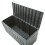 VidaXL vidaXL Storage Box Black 118x53x57 cm Polypropylene Storage Chest Blanket Box 5