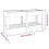 VidaXL vidaXL Garten-Hochbeet mit Ablage Grau 150x50x75 cm WPC 4