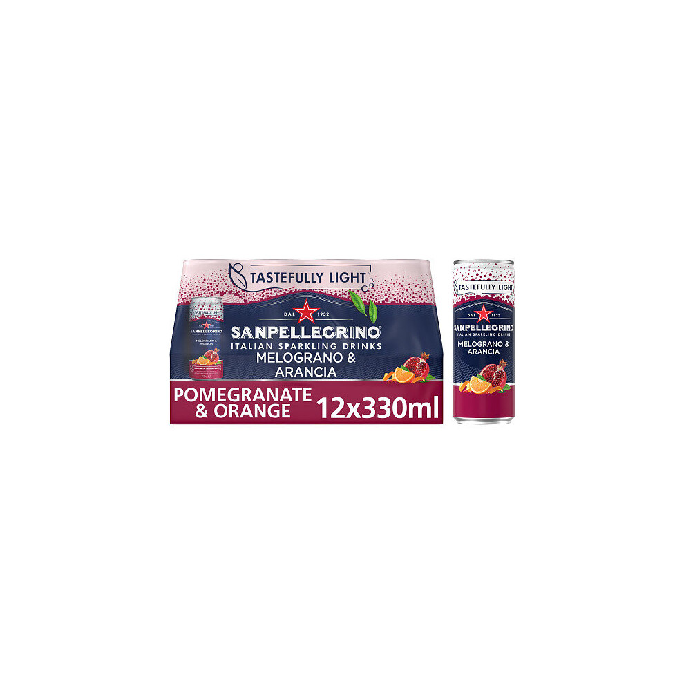 San Pellegrino Pomegranate & Orange 330Ml (Pack Of 12)