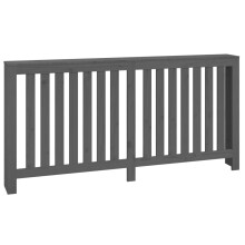 (grey, 169 x 19 x 84 cm) vidaXL Radiator Cover Wooden Heating Cover Radiator Cabinet Solid Wood Pine
