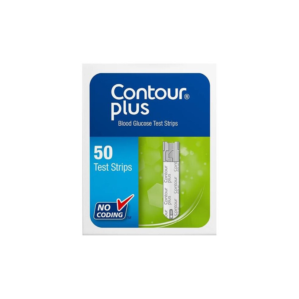 Contour Plus 50 Blood Glucose Test Strips