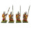Pre-painted High Elf Spearmen | 25mm Royal Guard 3