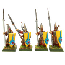 Pre-painted High Elf Spearmen | 25mm Royal Guard